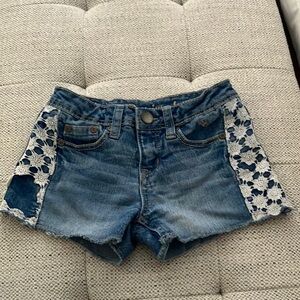 Justice kids girls denim shorts Size 8R